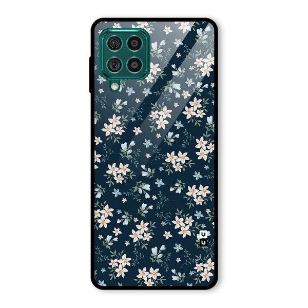 Aesthetic Bloom Glass Back Case for Galaxy F62