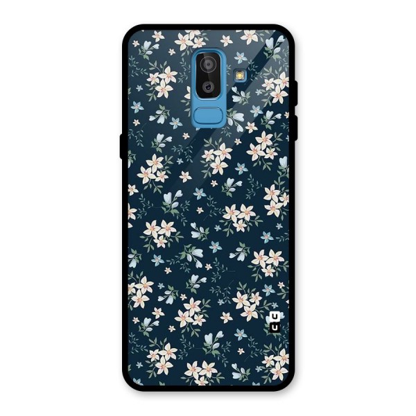 Aesthetic Bloom Glass Back Case for Galaxy J8