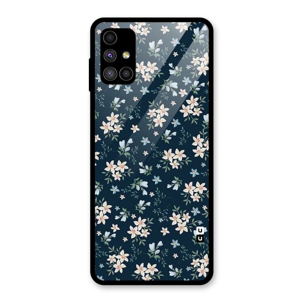 Aesthetic Bloom Glass Back Case for Galaxy M51