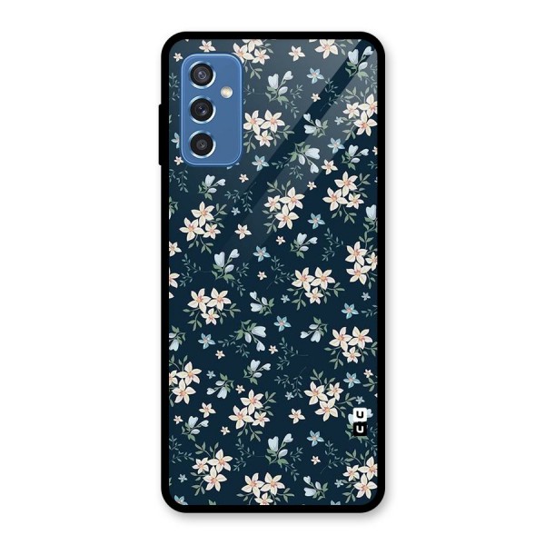 Aesthetic Bloom Glass Back Case for Galaxy M52 5G