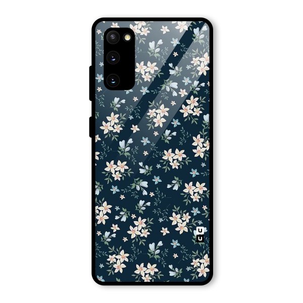 Aesthetic Bloom Glass Back Case for Galaxy S20 FE