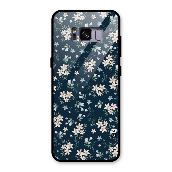 Aesthetic Bloom Glass Back Case for Galaxy S8