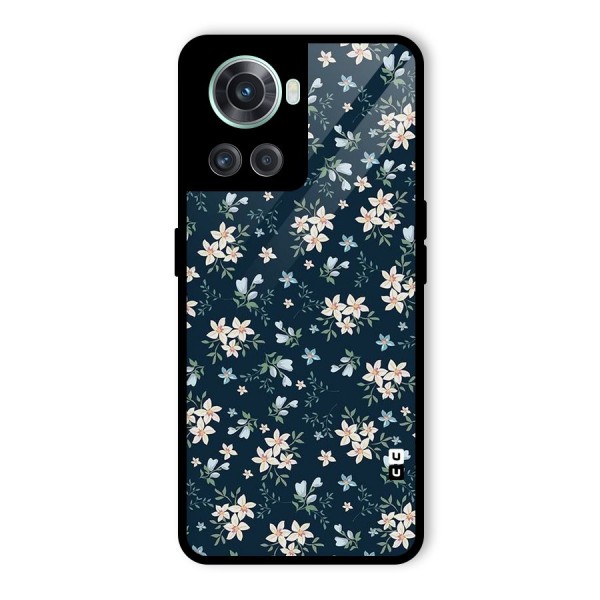 Aesthetic Bloom Glass Back Case for OnePlus 10R