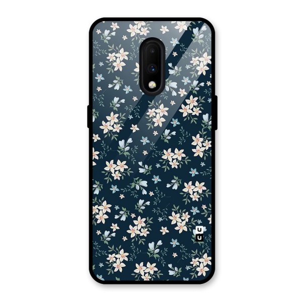 Aesthetic Bloom Glass Back Case for OnePlus 7