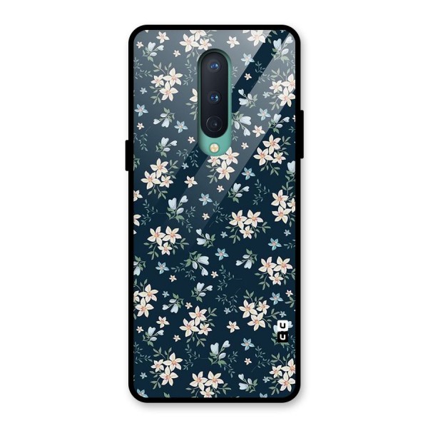 Aesthetic Bloom Glass Back Case for OnePlus 8