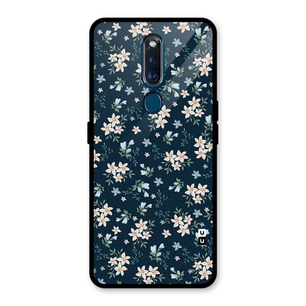 Aesthetic Bloom Glass Back Case for Oppo F11 Pro