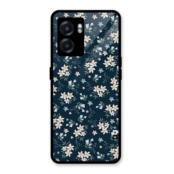 Aesthetic Bloom Glass Back Case for Oppo K10 (5G)