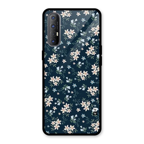 Aesthetic Bloom Glass Back Case for Oppo Reno3 Pro