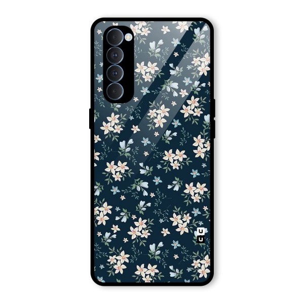 Aesthetic Bloom Glass Back Case for Oppo Reno4 Pro