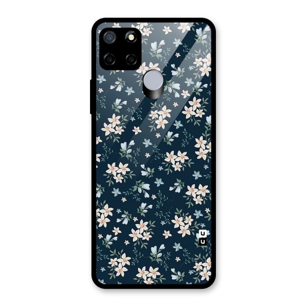 Aesthetic Bloom Glass Back Case for Realme C12