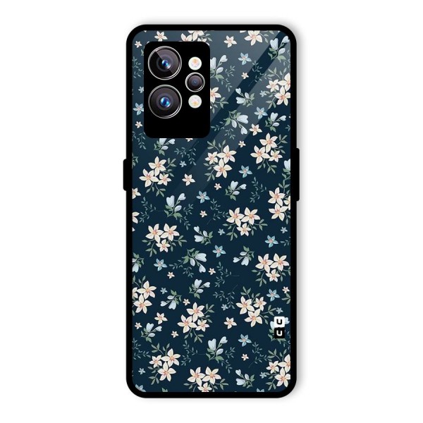 Aesthetic Bloom Glass Back Case for Realme GT2 Pro