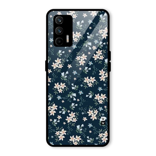 Aesthetic Bloom Glass Back Case for Realme X7 Max