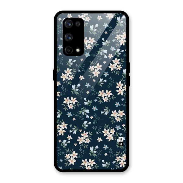 Aesthetic Bloom Glass Back Case for Realme X7 Pro