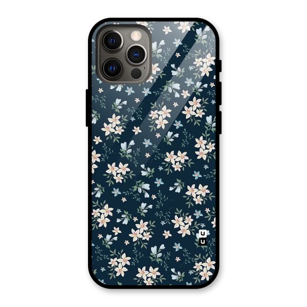 Aesthetic Bloom Glass Back Case for iPhone 12 Pro