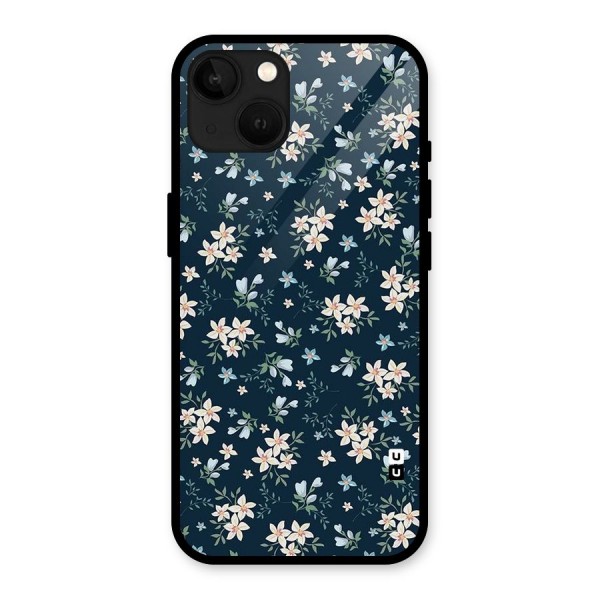 Aesthetic Bloom Glass Back Case for iPhone 13