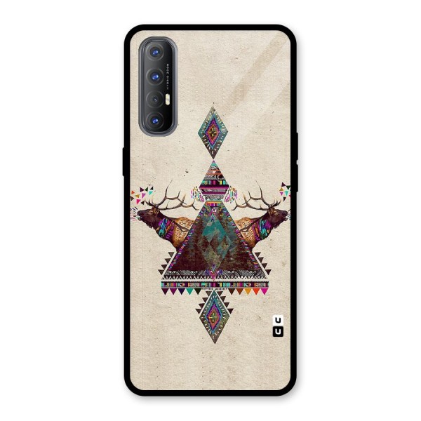 Aesthetic Bull Glass Back Case for Oppo Reno3 Pro