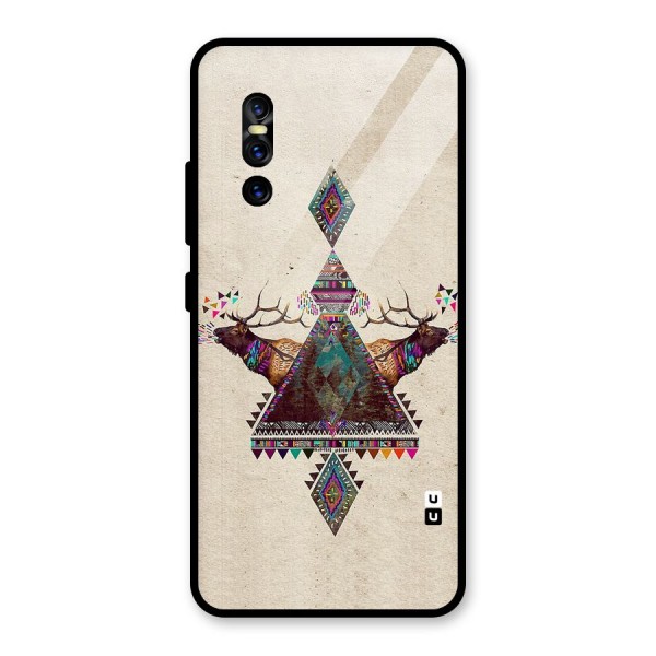 Aesthetic Bull Glass Back Case for Vivo V15 Pro