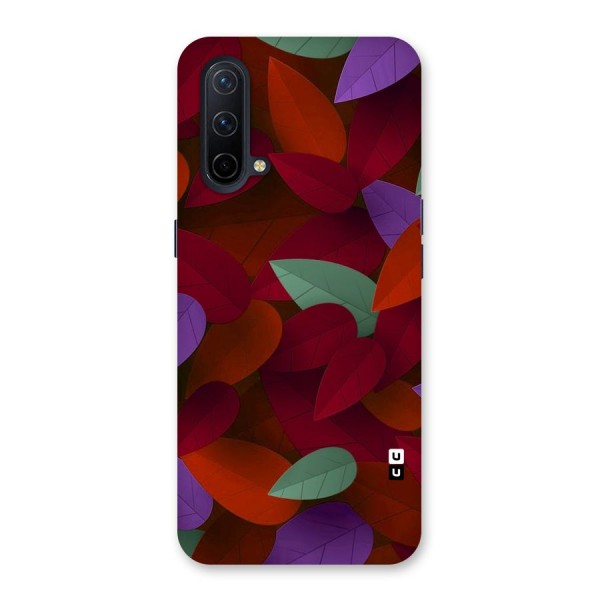 Aesthetic Colorful Leaves Back Case for OnePlus Nord CE 5G