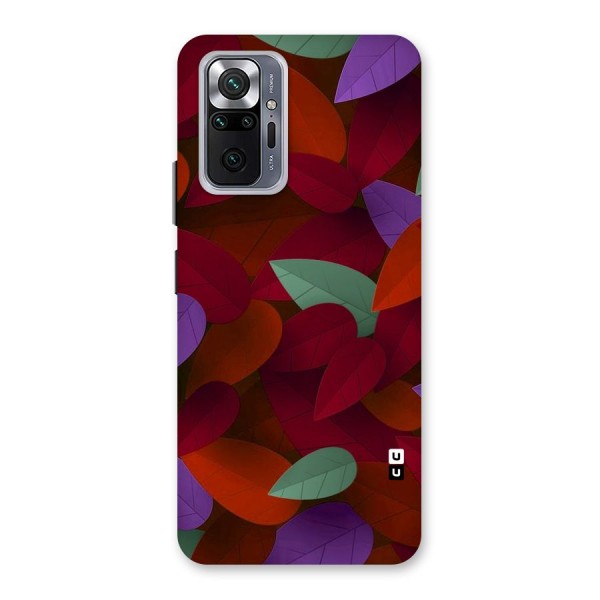 Aesthetic Colorful Leaves Back Case for Redmi Note 10 Pro