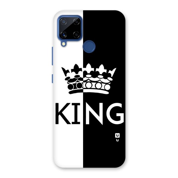 Aesthetic Crown King Back Case for Realme Narzo 30A