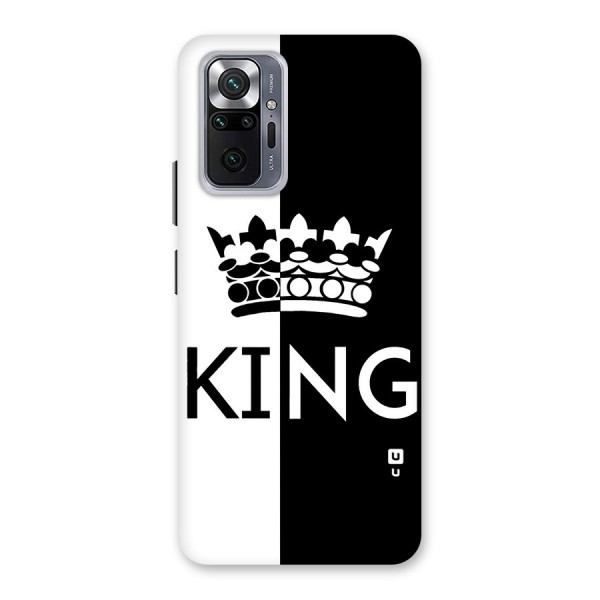 Aesthetic Crown King Back Case for Redmi Note 10 Pro