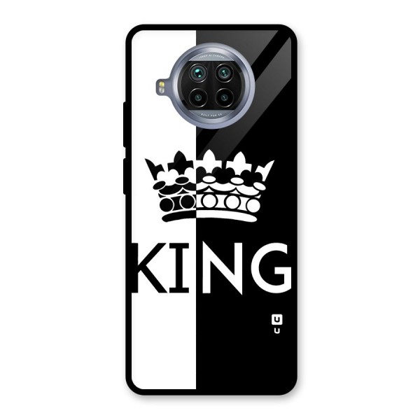 Aesthetic Crown King Glass Back Case for Mi 10i