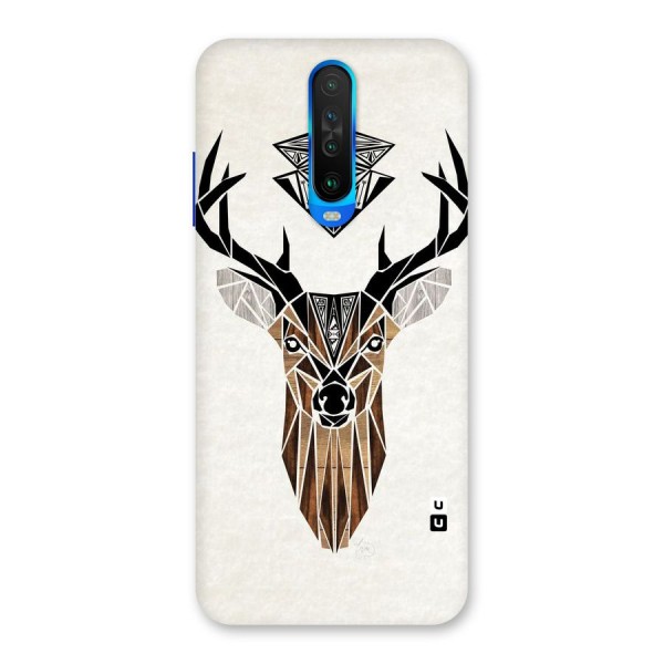 Aesthetic Deer Design Back Case for Poco X2