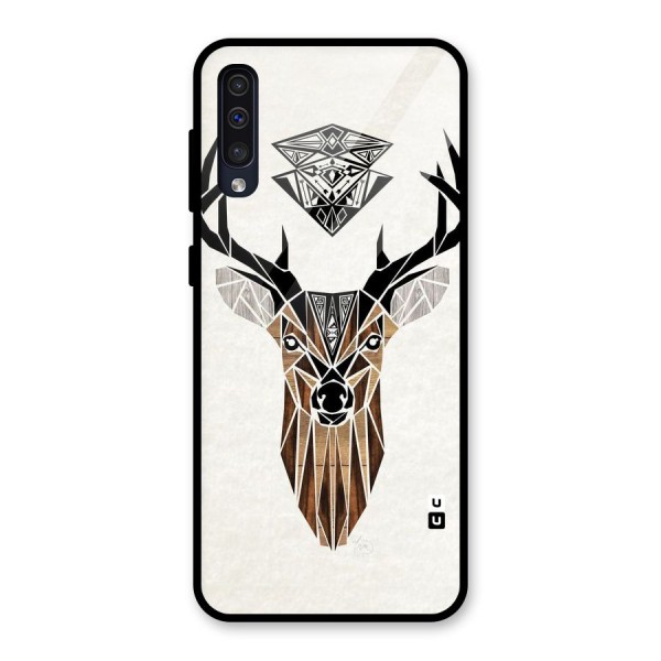 Aesthetic Deer Design Glass Back Case for Galaxy A50s