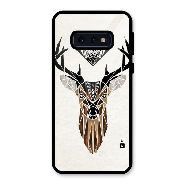 Aesthetic Deer Design Glass Back Case for Galaxy S10e