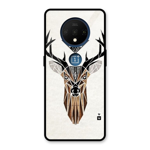 Aesthetic Deer Design Glass Back Case for OnePlus 7T