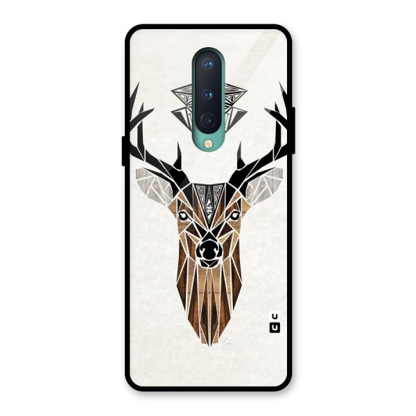 Aesthetic Deer Design Glass Back Case for OnePlus 8