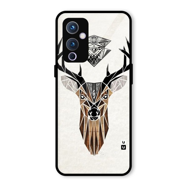 Aesthetic Deer Design Glass Back Case for OnePlus 9