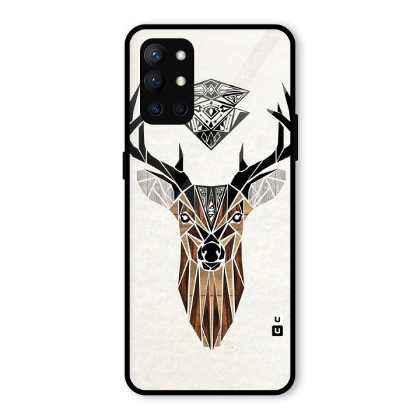 Aesthetic Deer Design Glass Back Case for OnePlus 9R