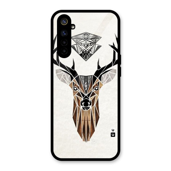 Aesthetic Deer Design Glass Back Case for Realme 6