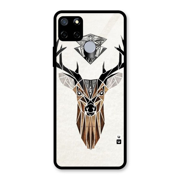 Aesthetic Deer Design Glass Back Case for Realme C12