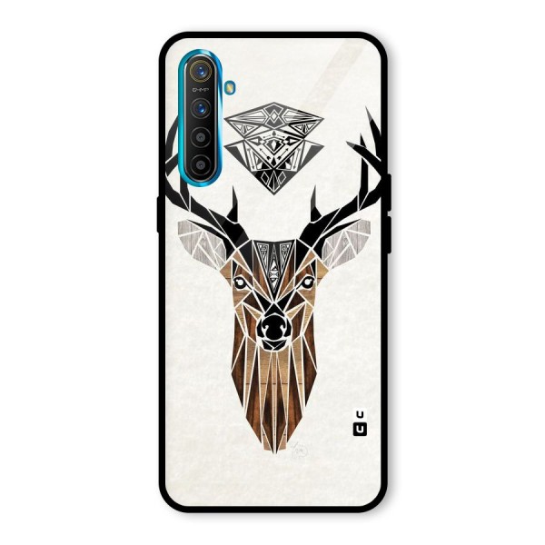 Aesthetic Deer Design Glass Back Case for Realme XT