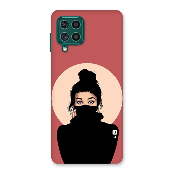 Aesthetic Digital Art Girl Back Case for Galaxy F62