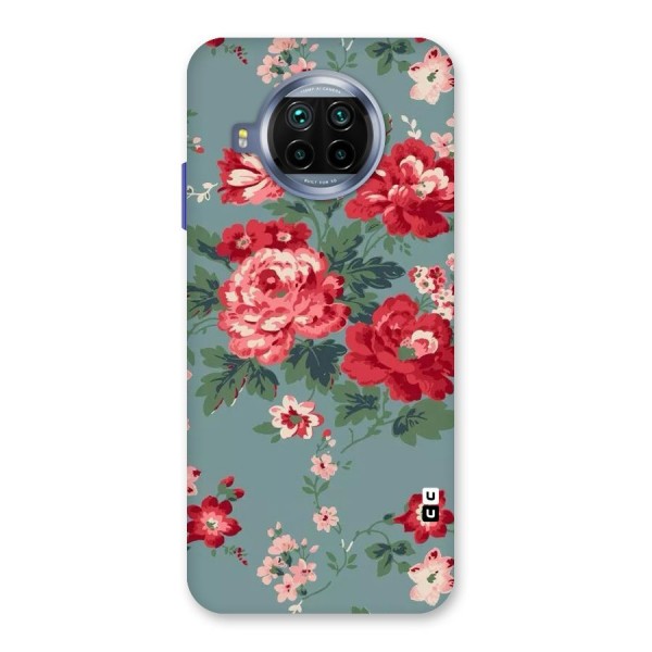 Aesthetic Floral Red Back Case for Mi 10i