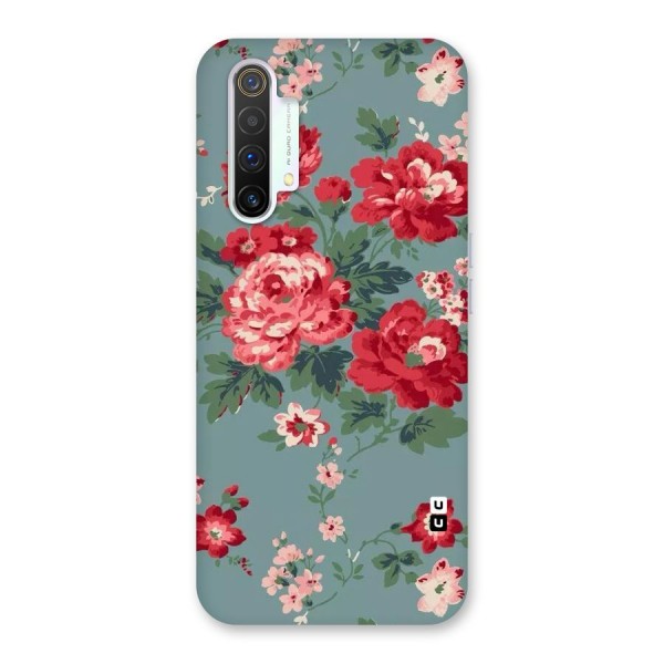 Aesthetic Floral Red Back Case for Realme X3