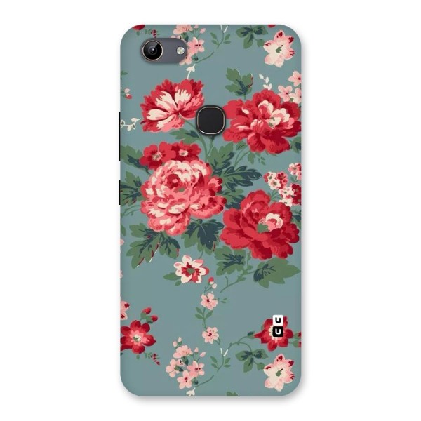 Aesthetic Floral Red Back Case for Vivo Y81