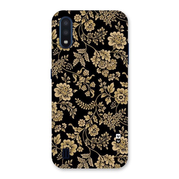 Aesthetic Golden Design Back Case for Galaxy M01