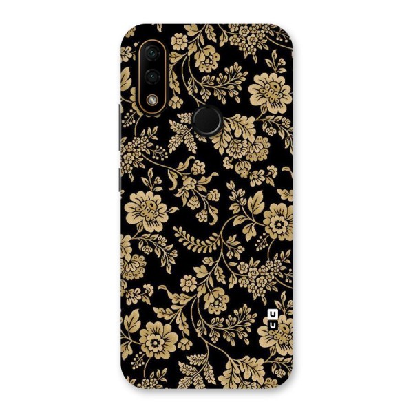 Aesthetic Golden Design Back Case for Lenovo A6 Note