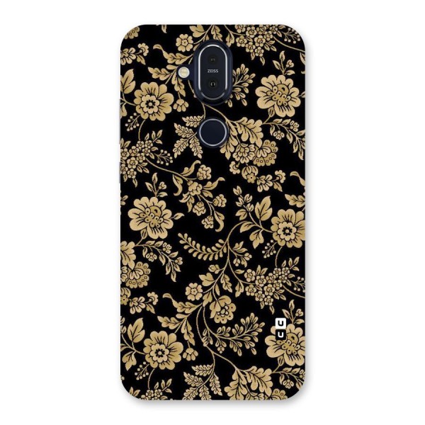 Aesthetic Golden Design Back Case for Nokia 8.1