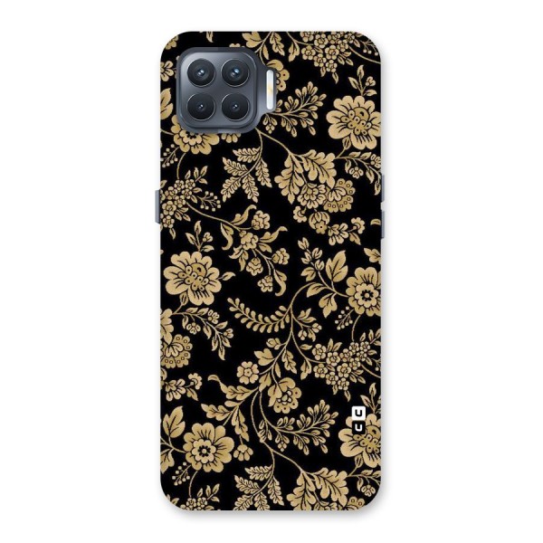 Aesthetic Golden Design Back Case for Oppo F17 Pro