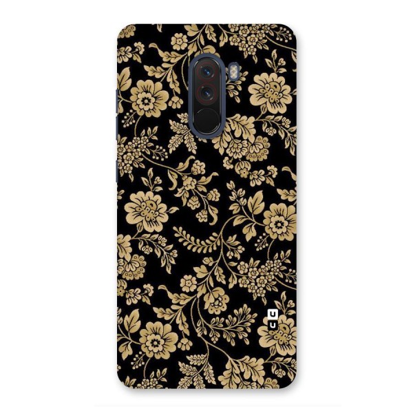 Aesthetic Golden Design Back Case for Poco F1