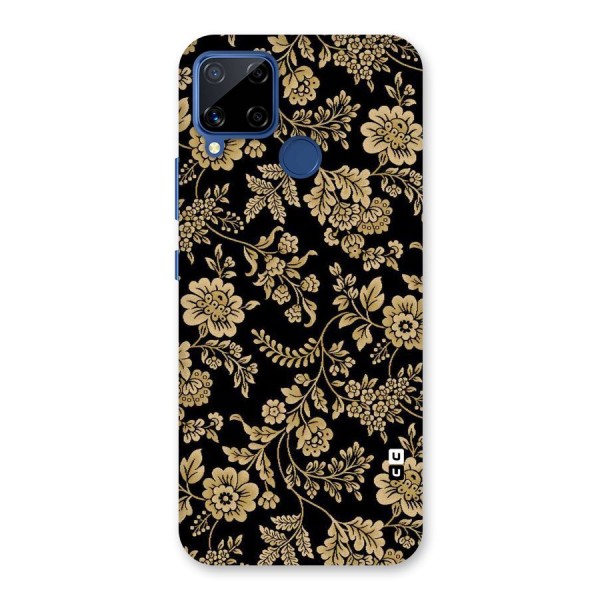 Aesthetic Golden Design Back Case for Realme C12