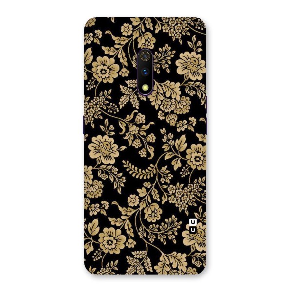 Aesthetic Golden Design Back Case for Realme X