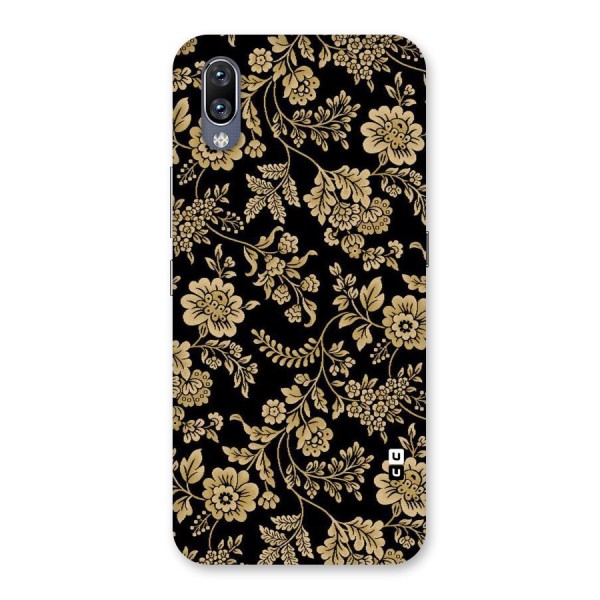 Aesthetic Golden Design Back Case for Vivo NEX