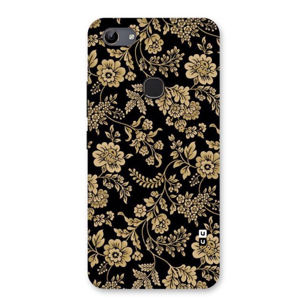 Aesthetic Golden Design Back Case for Vivo Y81