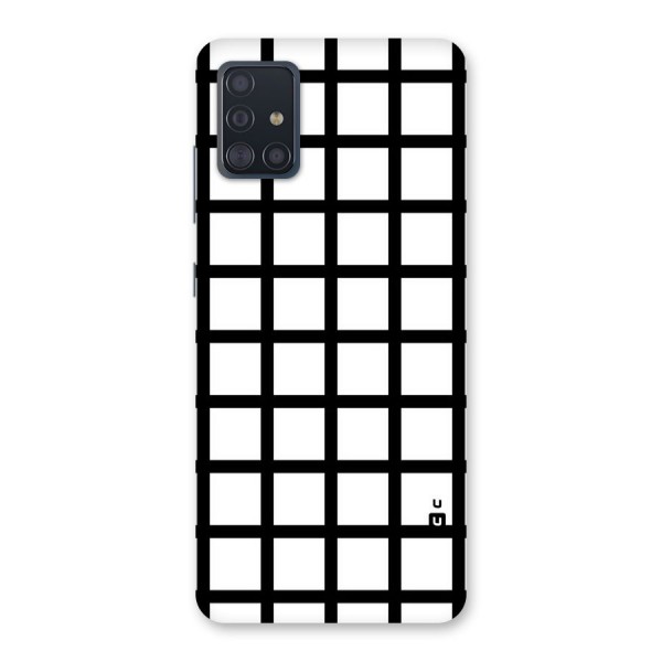 Aesthetic Grid Lines Back Case for Galaxy A51